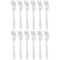 Produktbild: GRÄWE 12 Kuchengabeln aus Edelstahl, Besteck-Serie KÖNIGSTEIN