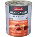 Produktbild: Gran Carno Hunde-Nassfutter Sensitive Adult Reines Huhn und Kartoffel 800 g