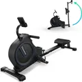 Produktbild: Flowsense Zusammenklappbares Rudergerät - Rudergerät - Geräuschlos - Magnetisches Rudergerät Fitness - 16 Widerstandsstufen - LCD-Monitor