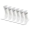Produktbild: Puma Herren Chaussettes Multisport Homme Lot de 6 Paires Sportsocken, Weiß (White), 39 (Herstellergröße: 39-42 EU) (6er Pack)