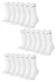 Produktbild: PUMA Unisex Crew Tennissocken Sportsocken Socken für Damen Herren 18 Paar, Farbe:300 - white, Socken & Strümpfe:39-42