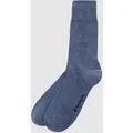 Produktbild: Burlington Socken mit Label-Detail im 2er-Pack in Jeansblau, Größe 40/46