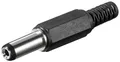 Produktbild: Goobay DC-Stecker mit Knickschutz - Bohrung 2,1 mm x 5,5 mm