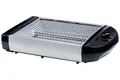 Produktbild: EPIQ 80001213 Flach-Toaster, Tisch-Röster, Edelstahl-Design, Sandwiches, Baguette, 600 Watt Leistung, Rücklauf-Timer, Krümelschublade, schwarz-silber