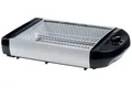 Produktbild: Brötchen-Toaster flacher Flachtoaster Tischröster Silber Schwarz EPIQ 80001213