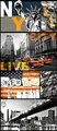 Produktbild: A.S. Création Livingwalls Klebefolie New York 0.35m x 2.50m blau orange grau Möbelfolie selbstklebende Tapete Made in Germany 300751