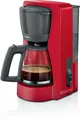 Produktbild: Bosch Filterkaffeemaschine TKA2M114 rot 10-15 Tassen 1200W Glas