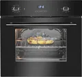 Produktbild: Bomann Einbaubackofen mit Grill, Heißluft & Ober-/Unterhitze | 56L | 50°C - 250°C Touch Control | 9 Backofen-Funktionen | EBO 7911 schwarz