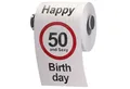 Produktbild: Goods+Gadgets Papierdekoration Lustiges Toilettenpapier 50. Geburtstag – Fun Klopapier Geschenkidee, Toilettenpapier Geschenkartikel