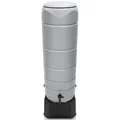 Produktbild: YourCasa Regentonne [CircleTower] 110L mit Standfuss, Deckel & Wasserhahn - Regenfass Frostsicher aus Kunststoff