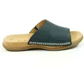 Produktbild: Gabor 03-705 Schuhe Damen Pantoletten Nubuk, Schuhgröße:41, Farbe:Blau - Blau - 41