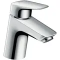 Produktbild: hansgrohe Einhebel-Waschtischmischer 70 LOGIS DN 15 mit Metall Ablaufgarnitur und QuickClean chrom