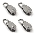 Produktbild: M20 Einzelne Flaschenzug 304 Edelstahlrolle Flaschenzug 4 Stück (Laden: 75KG)
