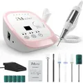 Produktbild: JCMaster JCM-302P, Nagelfräser Profi, Fräser Nägel max. 35.000 U/Min, Elektrische Nagelfeile mit Fußpedal für Gelnägel Acrylnägel, elektrisc... - Schwarz