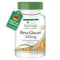 Produktbild: Fairvital | Beta Glucan Kapseln - 90 Kapseln - 500mg Beta-Glucane pro Kapsel - HOCHDOSIERT - 70% Polysaccharide aus Hafer - VEGAN
