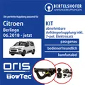 Produktbild: Für CITROEN Berlingo Typ ER/ EC/ K9 06.2018-jetzt AHK abn. +7pol spez E-Satz PKW