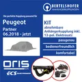 Produktbild: Für PEUGEOT Partner Typ K9 06.2018-jetzt AHK abn. +13pol spez E-Satz NEU ABE TOP