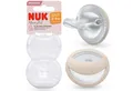 Produktbild: NUK Schnuller NUK MommyFeel Schnuller Silikon Grau Gr.1 – natürlich & weich