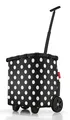 Produktbild: reisenthel Carrycruiser Einkaufstrolley Dots White schwarz weiß Neu