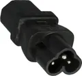 Produktbild: Microconnect PE613AD, C6, C13, 230 V, Schwarz, Weiblich/Weiblich, 24 g