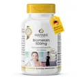 Produktbild: Bromelain 500mg - 100 Tabletten - 1200 F.I.P - natürliches Ananasenzym - vegan & hochdosiert | Warnke Vitalstoffe - Deutsche Apothekenqualität