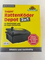 Produktbild: Neudorff Sugan RATTENKÖDER DEPOT 2in1, abschließbar, mit Wandhalterung OVP
