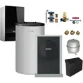 Produktbild: Buderus WLW E1, Luft/Wasser-Wärmepumpe WLW196i.2-4 AR E S+, P120 Speicher, Zub.