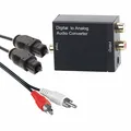 Produktbild: auvisio Audio-Konverter Digital (Toslink/Koaxial) zu Analog (Cinch) mit Kabel