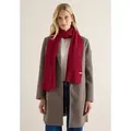 Produktbild: Schal CECIL, Damen, Gr. onesize, beaujolais rot, Stoff, 55% Viskose, 27% Polyester, 18% Polyamid, unifarben, Modetücher Schal, in Ripp Optik