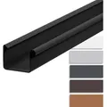 Produktbild: Dachrinne Kunststoff Kastenrinne 200 Cm, Dachrinnenzubehör, Regenrinnen Pvc , Einfache Montage, Made In Germany - Nw68 / 68mm Anthrazit - Inefa