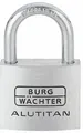 Produktbild: Burg Wächter 770 40 Alutitan Zylinder-Vorhängeschloss, Aluminium (36060)