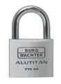 Produktbild: Burg Wächter Vorhängeschloss Burg-W Vorhangschloss aus Aluminium 770 40 Alutitan