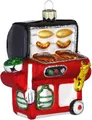 Produktbild: Christbaumschmuck Gasgrill BBQ Glas 9 cm bunt