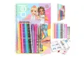 Produktbild: Depesche Malvorlage DEPESCHE TOPModel Malbuch-Set mit Stickern