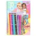 Produktbild: Depesche TOPModel 12943 Colouring Book Set with 76 Pages for Designing Model Mot