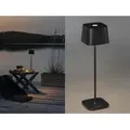 Produktbild: Konstsmide - Wiederaufladbare Led Outdoor Tischleuchte Capri Dimmbar In Schwarz, Höhe 36cm