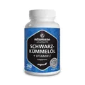 Produktbild: Vitamaze Schwarzkümmelöl + Vitamin E – kaltgepresst, vegan