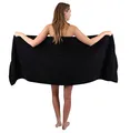 Produktbild: Betz Saunatuch XXL Badetuch Liegetuch Strandlaken Saunahandtuch Premium Frottee 100% Baumwolle Größe 70 x 200 cm Farbe schwarz
