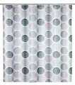 Produktbild: WENKO Duschvorhang Pastell Dots wasserabweisend, mit 12 Duschvorhangringen Mehrfarbig >3 Farben