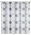 Produktbild: WENKO Duschvorhang Pastell Dots wasserabweisend recyceltes Material 180x200 cm