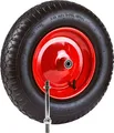 Produktbild: Grafner Schubkarrenrad luftbereift, 4.80/4.00-8 Ø 380mm, Stahlfelge, 120 kg Traglast, inkl. Achse, Schubkarren Ersatzrad Luft Rad Reifen