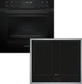 Produktbild: Siemens Einbau-Herd-Set PQ522VAAB: EM645CQB6E + HE278GBB4