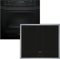 Produktbild: Siemens PQ522VAAB - Einbauherd & Induktionskochfeld mit 5 Jahre Garantie, HE278GBB4 & EM645CQB6E, Mit Rahmen aufliegend, 60 cm