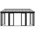Produktbild: Juskys Wintergarten, Dunkelgrau, Metall, 552x312x290 cm, Sonnen- & Sichtschutz, Pavillons & Pergolas, Pergolas