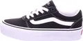Produktbild: Vans Platform Damen Leinenschuh in Schwarz, Größe 2.5