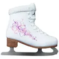 Produktbild: Cox Swain Schlittschuhe Figur Schlittschuhe Flower2, Stabile Kinderschlittschuhe weiß 38