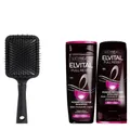 Produktbild: 3tlg. Loreal Elvital Full Resist Power Booster Shampoo & Spülung + Haarbürste