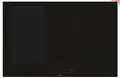 Produktbild: Siemens EX877FEC5E Induktionskochfeld, 80 cm, Schwarz iQ700 Lisenen-Design black