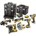 Produktbild: Dewalt - Werkzeuge - Akku-Werkzeug-Set, 13-teilig, mit Akkus und Ladegerät DCK685P3T