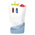 Produktbild: Ubbi Freestanding Bath Toy Organizer Bath Caddy with Removable Drying Rack Bin and Scoop for Toddlers and Baby, Cloudy Blue